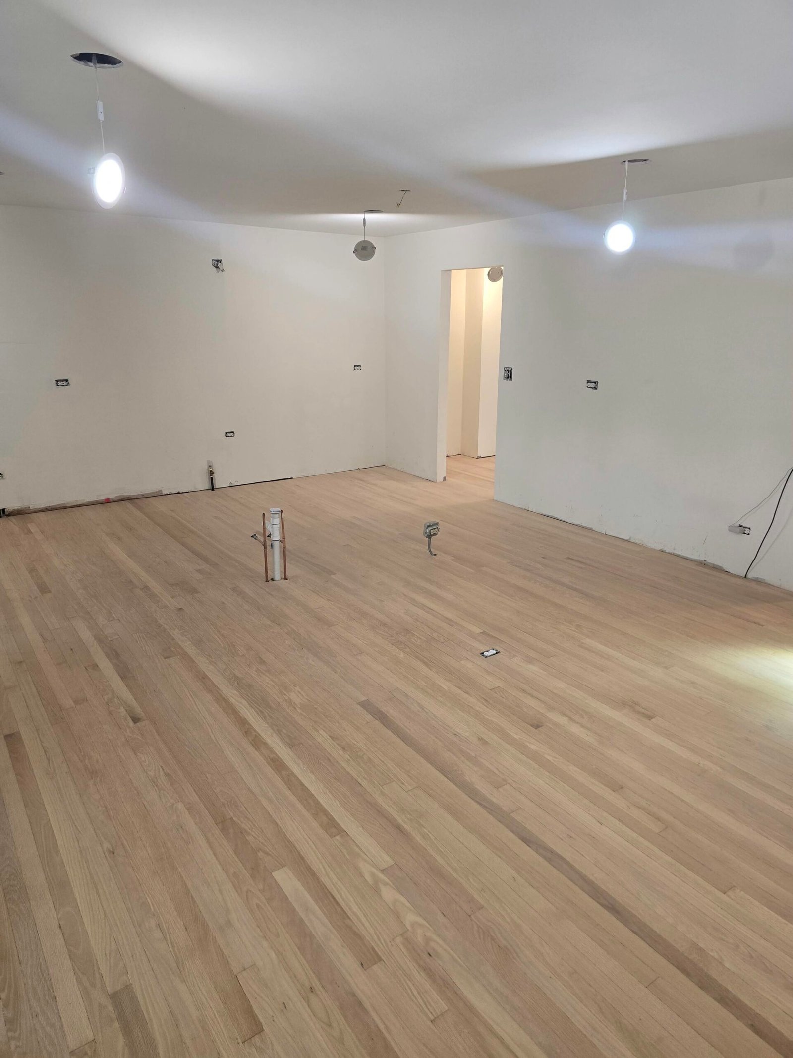 Hardwood Flooring Naperville - integrated hardwood floor after professional sanding