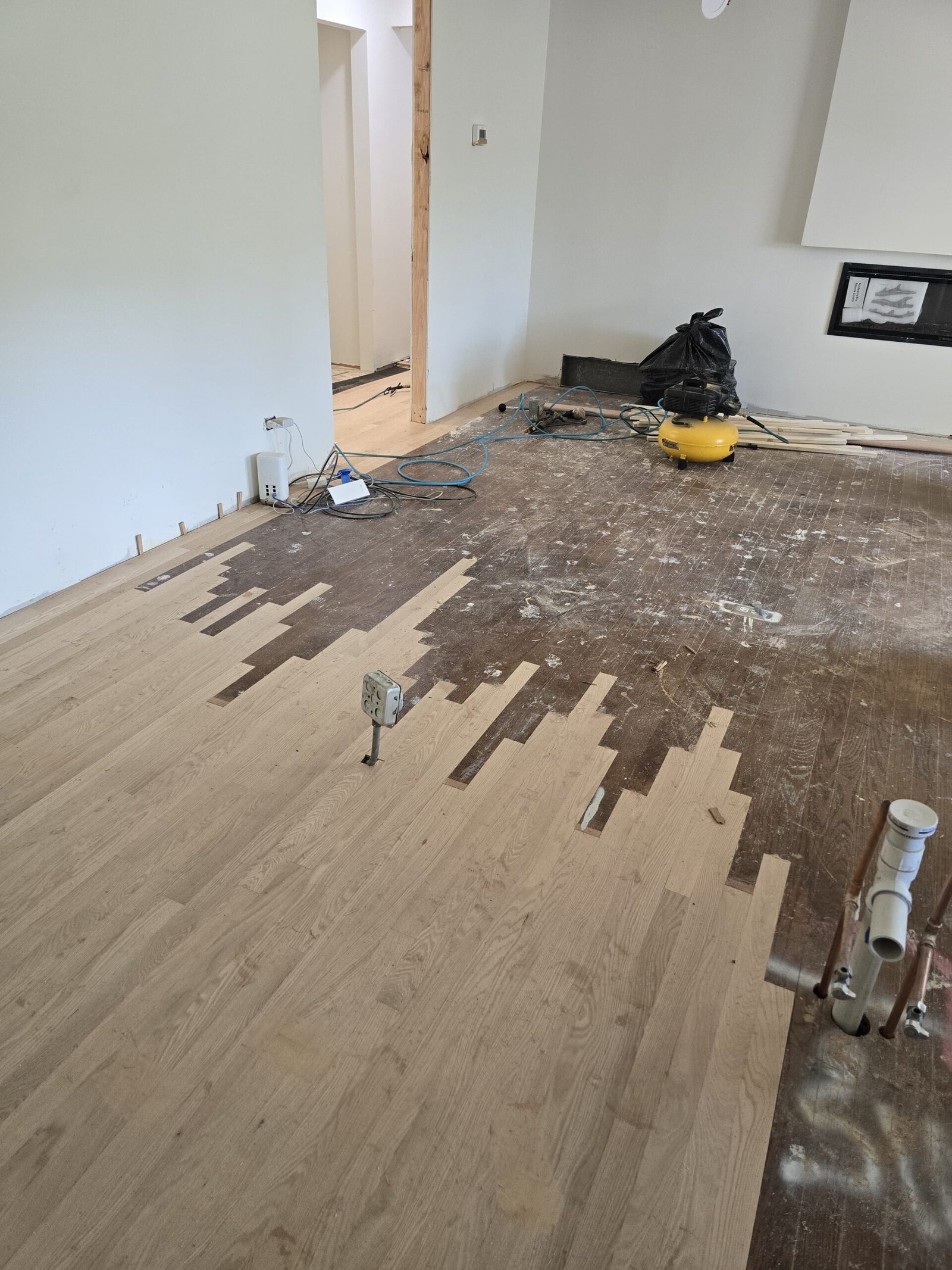 Hardwood Flooring Naperville - lace-in hardwood floor repair and integration