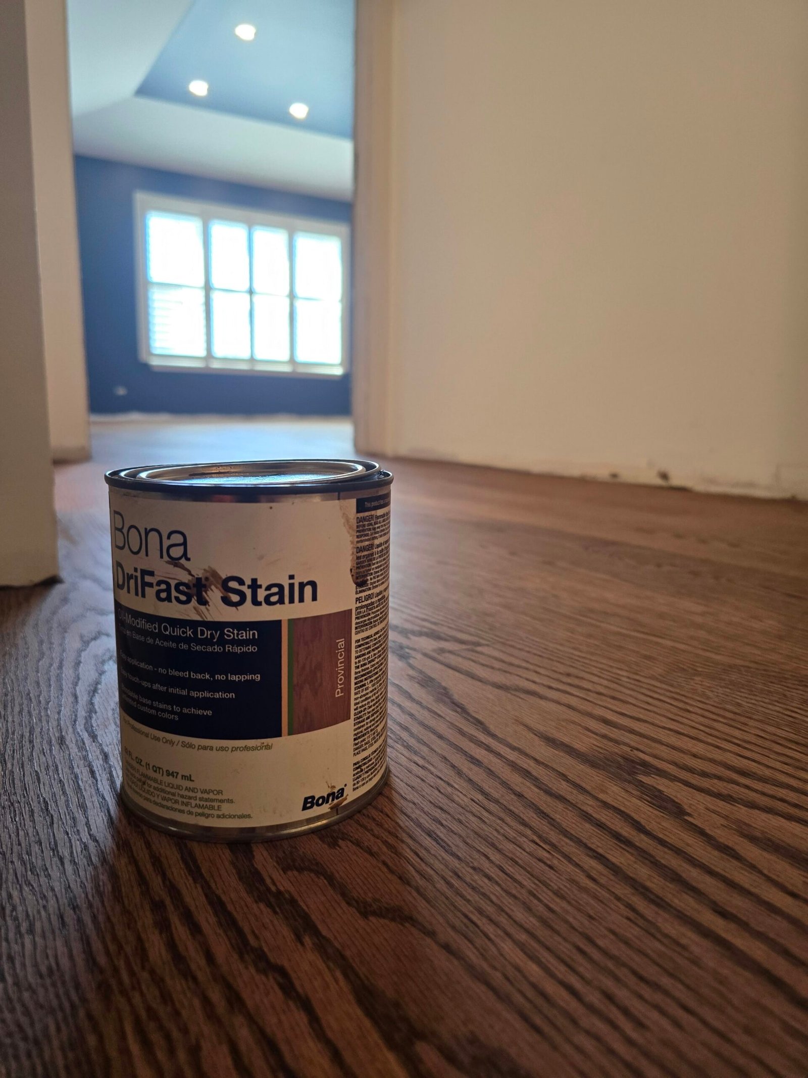 Hardwood Flooring Evanston with Bona Provincial stain